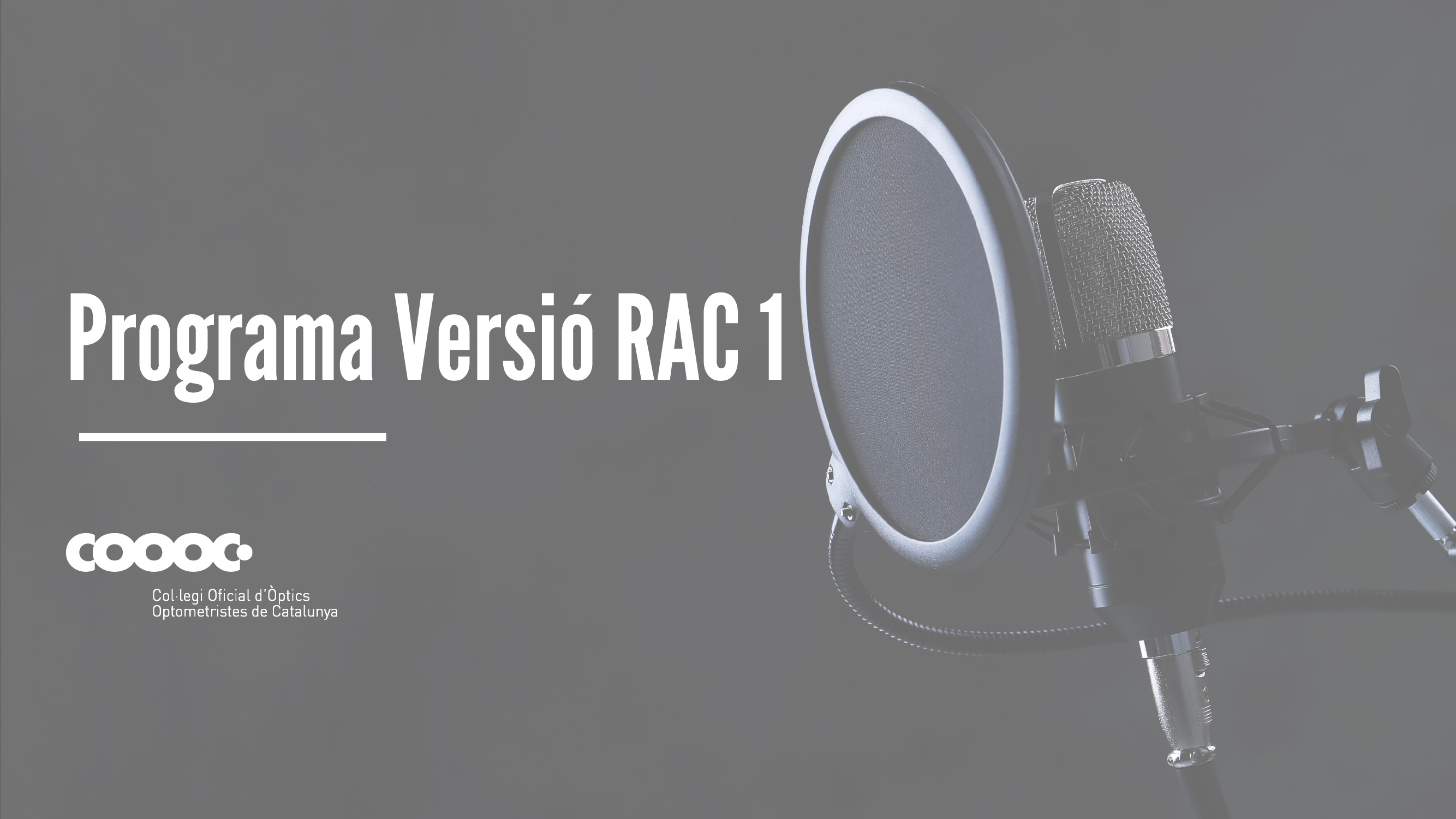 El COOOC manifesta el seu descontentament per uns comentaris al programa radiofònic Versió RAC1